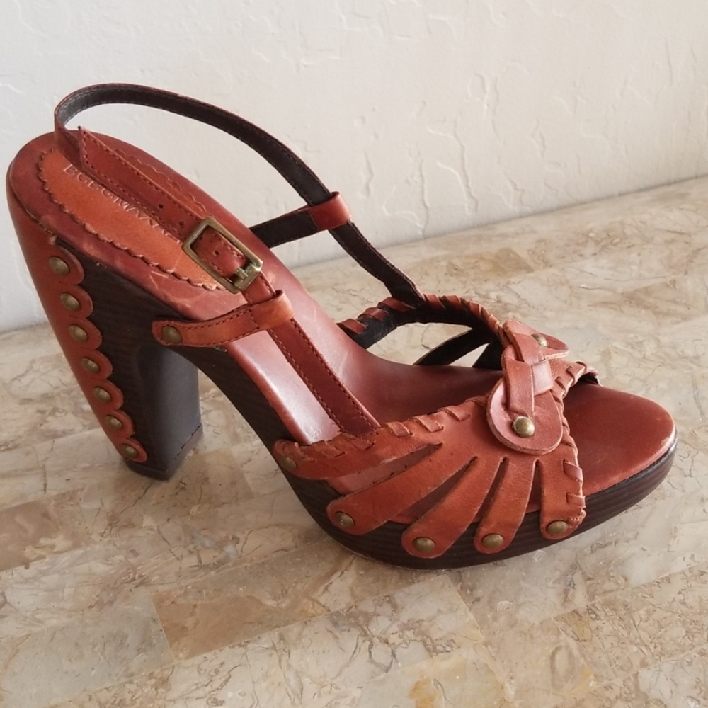 BCBGMAXAZRIA Leather Heels